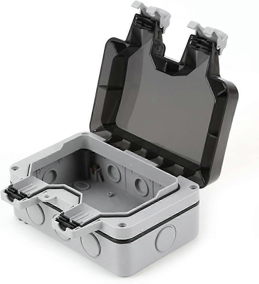 Botier d'interrupteur mural tanche IP66 (gris), 2 positio