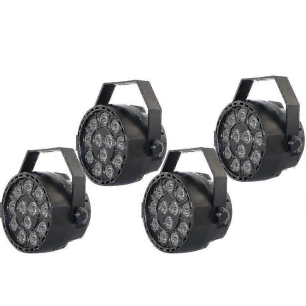 4x Led Par64 Stage Light Rgbw Dmx512 Éclairage de scène