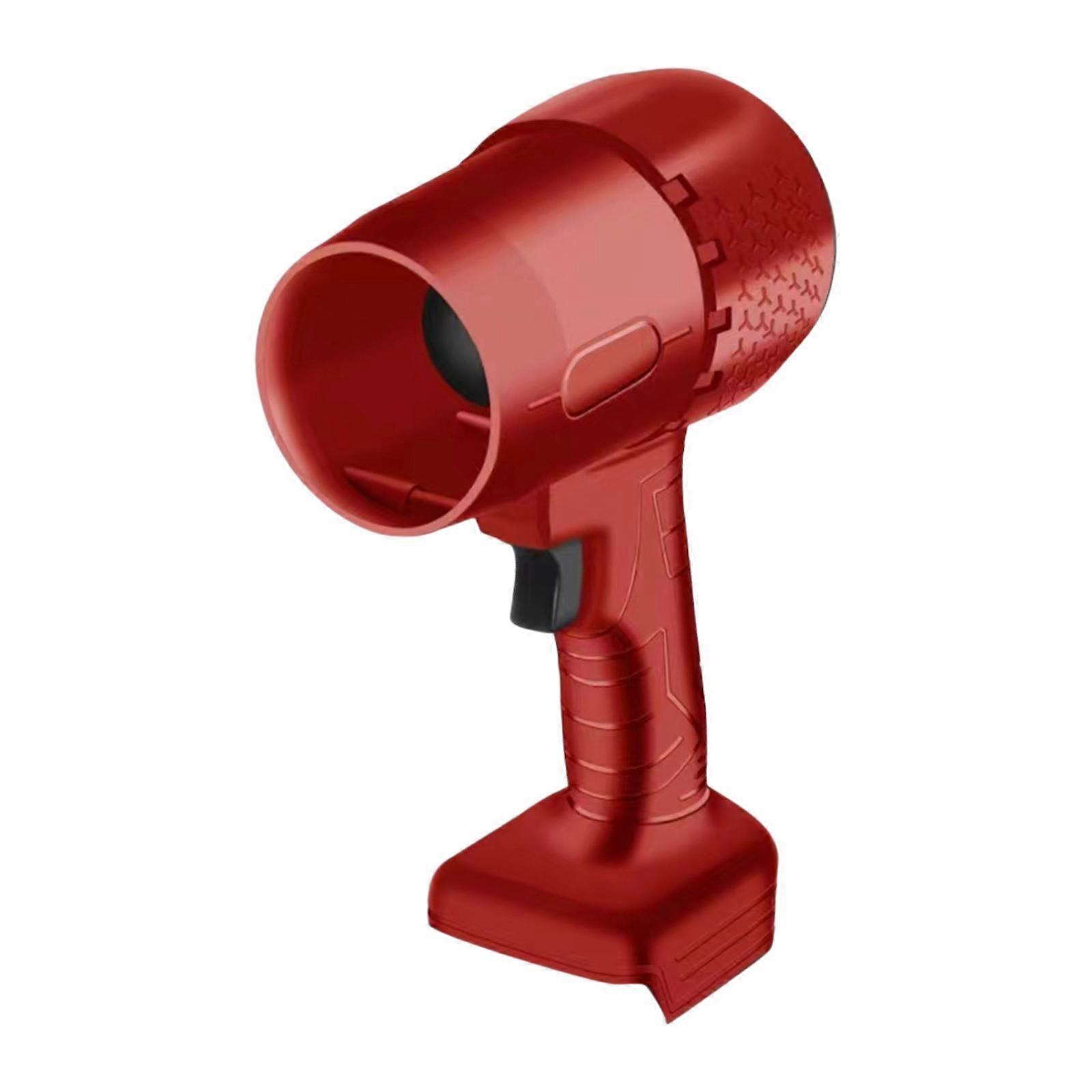 Electric Air Duster Garden Stepless Speed Drying Computer Turbine Fan Blower Red