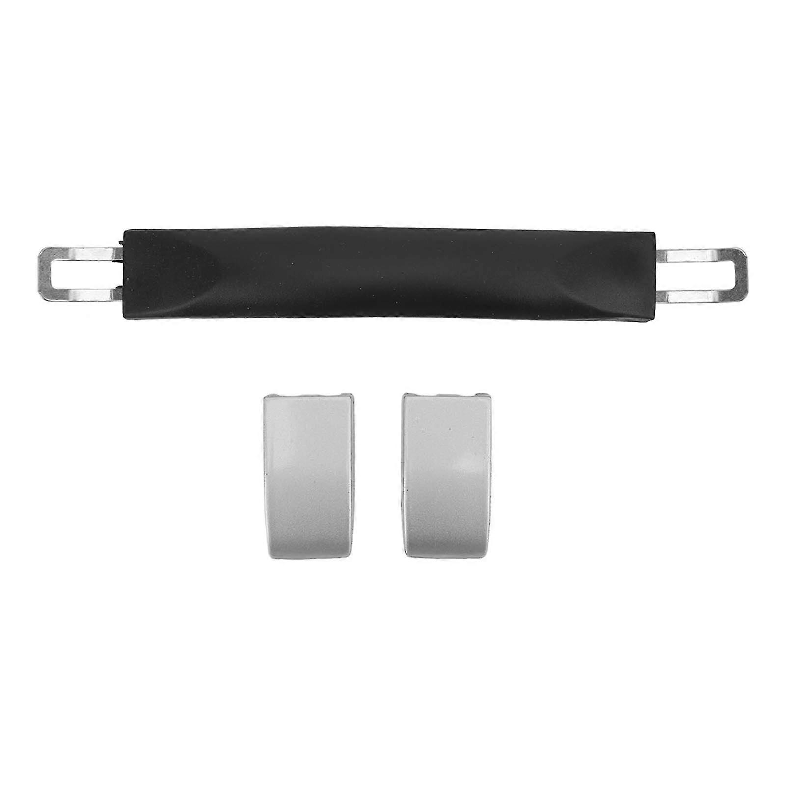 Plastic Luggage Handle 24.6cm Length Suitcase Pull Handle Replacement With Metal End Cap For Travel Boxes Cases