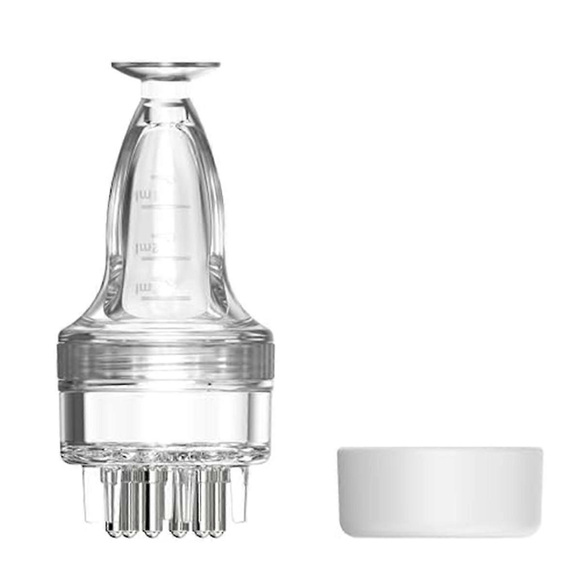 Scalp Hair Comb Applicator Massager Scalp Treatment Root Comb Applicator Bottle for Essential Oil Growth Applicator-A