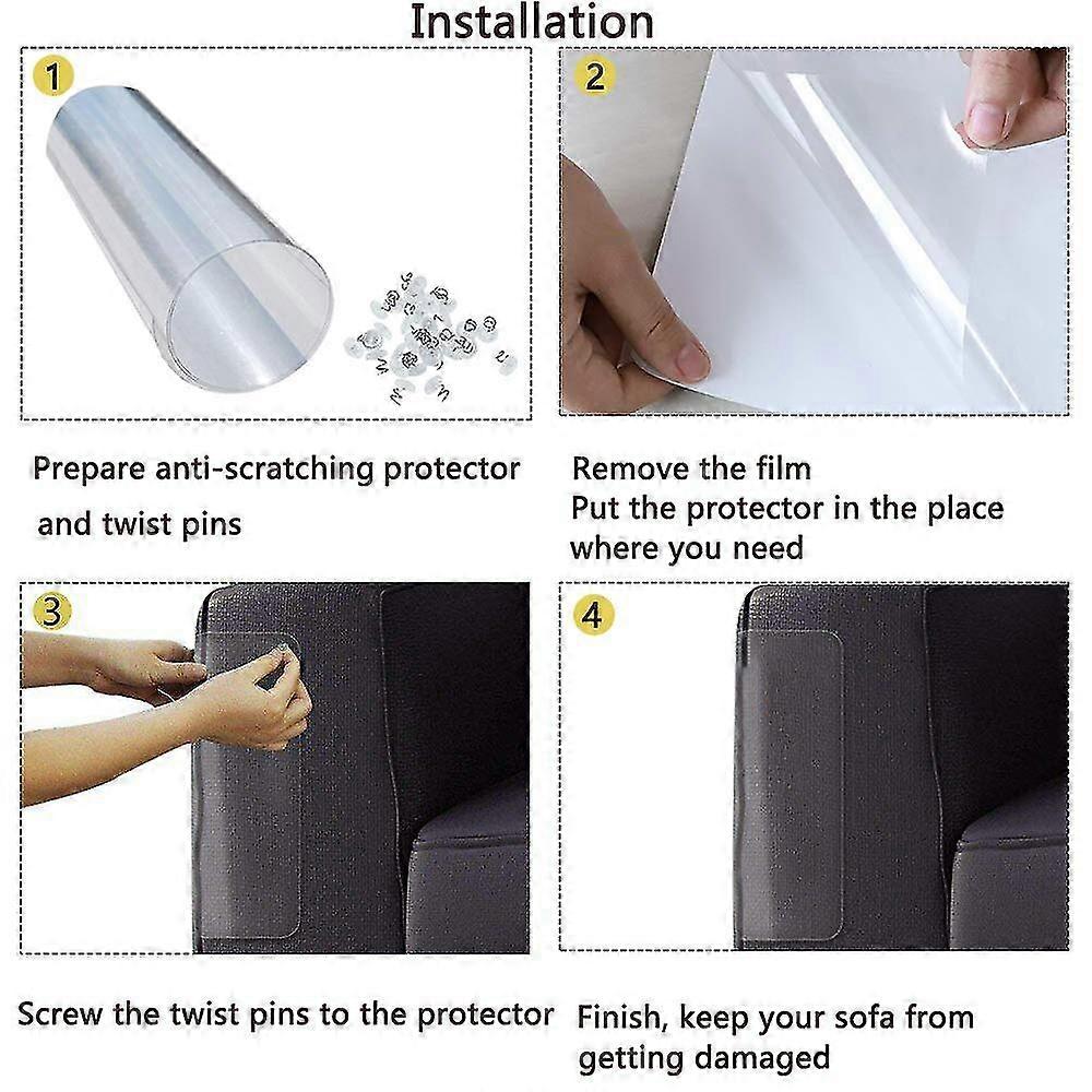 Cat Anti-scratching Protector -couch Guards For Cats - Sofa Corner Scratching Training Tape Deterrent