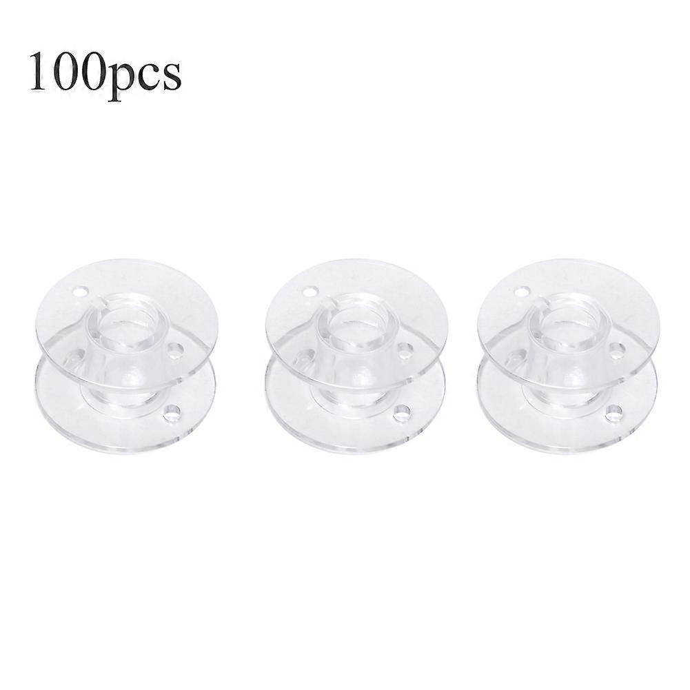 100Pcs Bobbin High Quality Plastic Multifunctional Sewing Machine Accessories