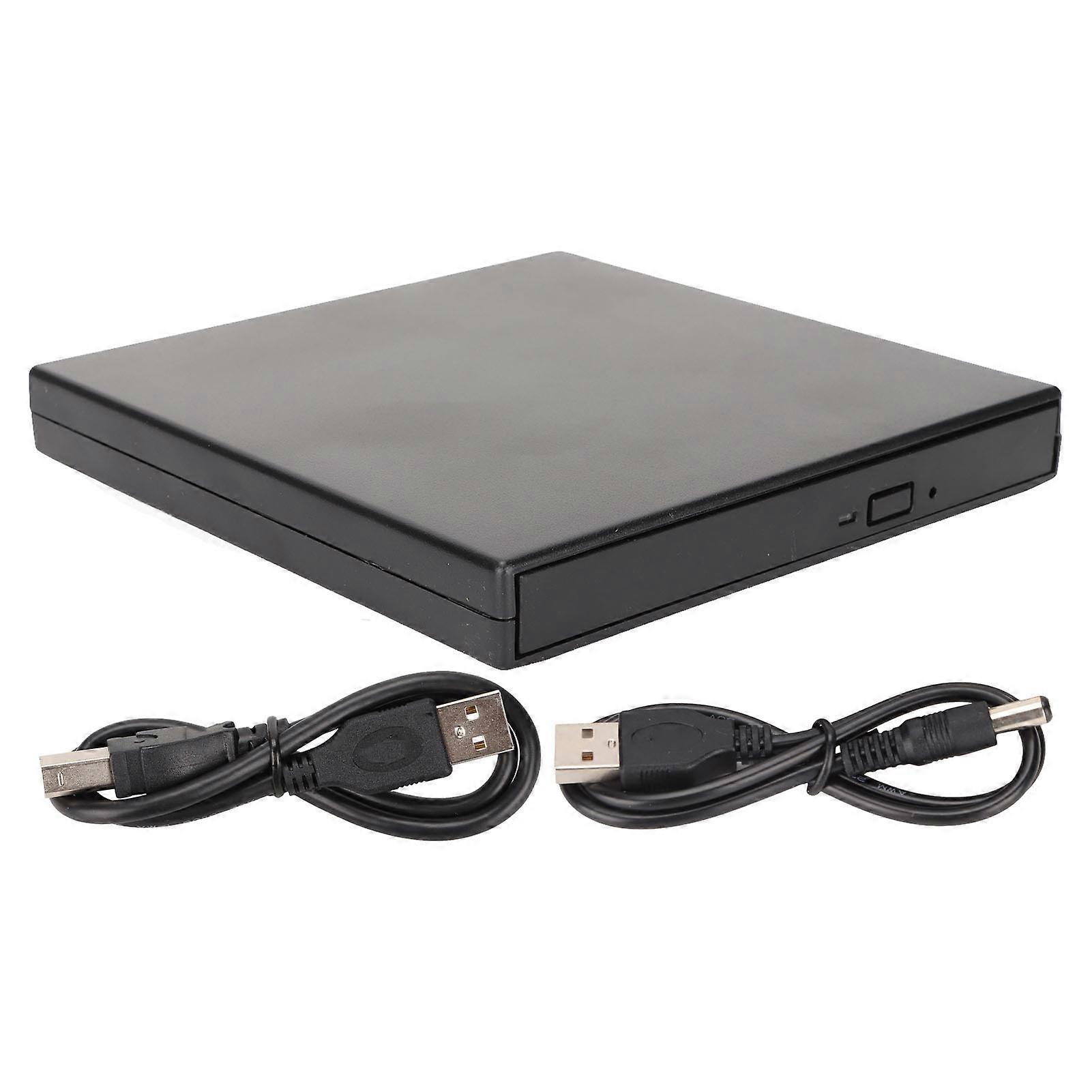 External DVD Player Portable Low Noise External Mobile USB2.0 External Optical Drive CD Player for Laptop Mobile PC