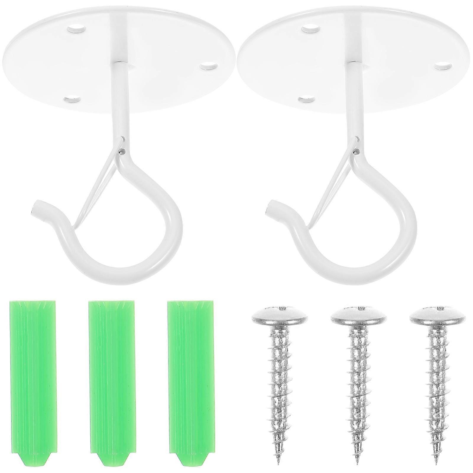 2pcs Ceiling Hooks for Hanging Plants Ceiling Mount Hangers Plant Hooks Ceiling Hooks