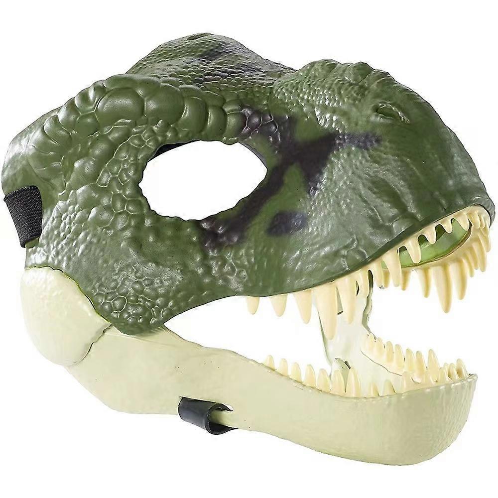 Masca dinozaur, Latex, Verde
