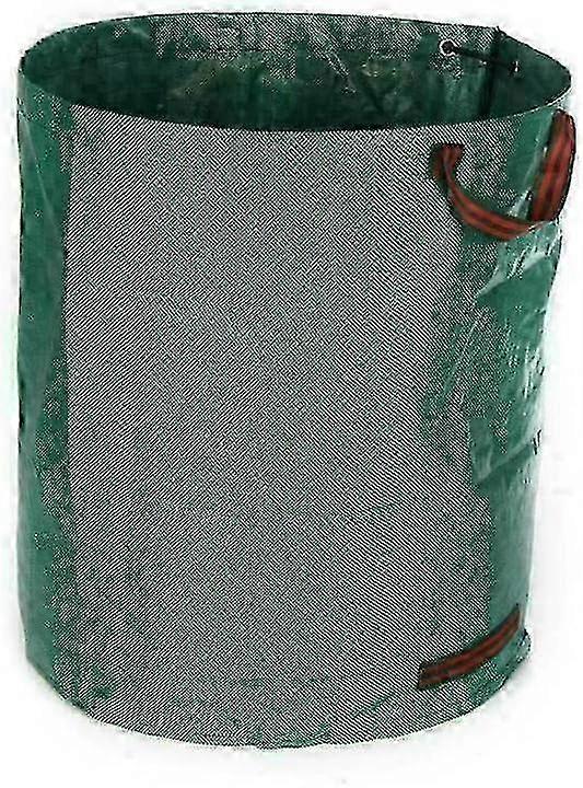 Reusable Waterproof Round Garden Waste Bag Refuse Sack Durable Heavy Duty 200l With Handles (200l)