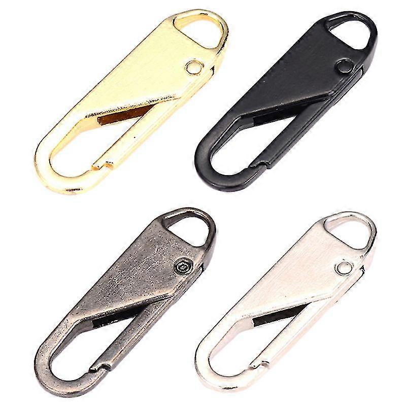 4pcs Detachable Zipper Pulls Zinc Alloy Zipper Tags Zipper Extension Pulls