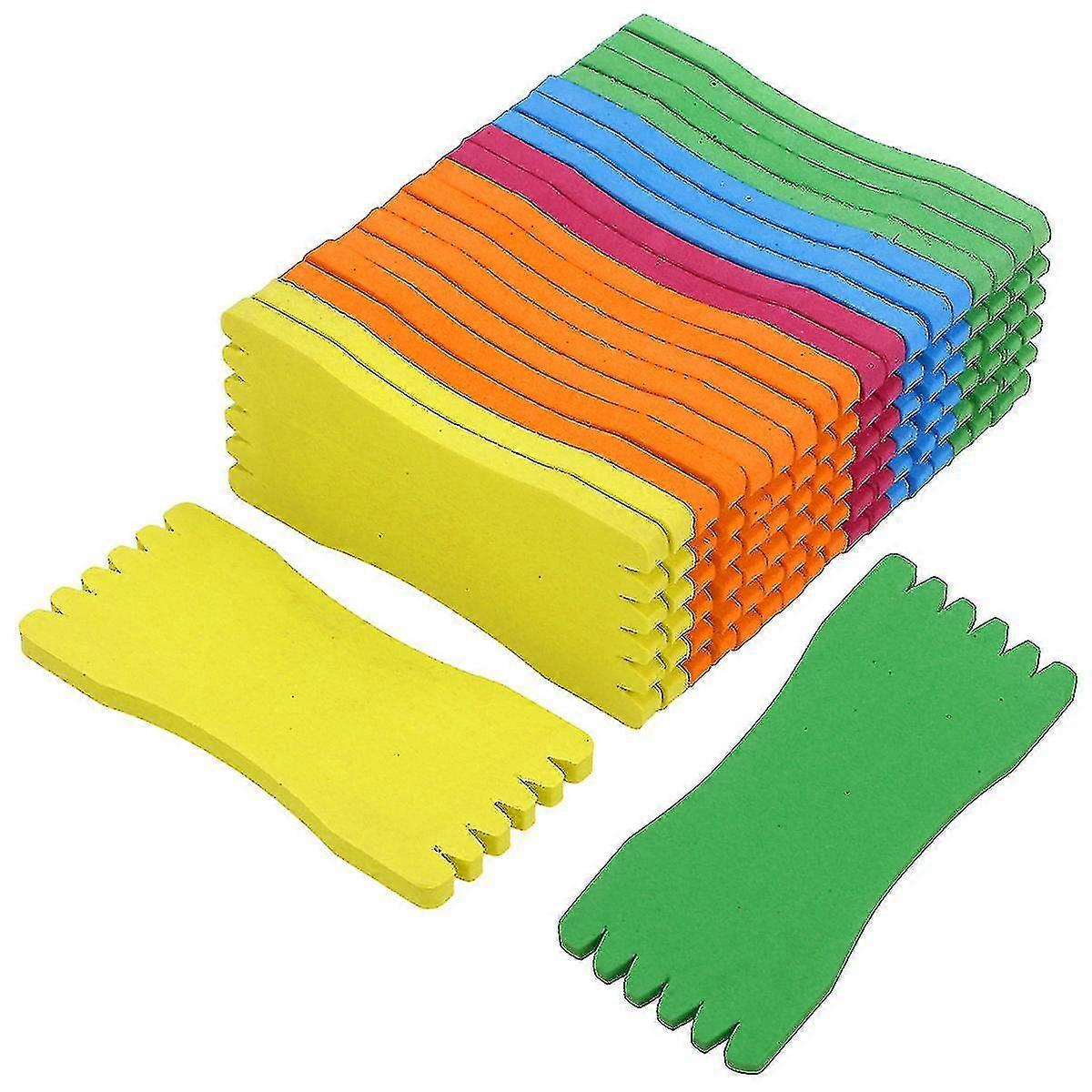 20pc Sponge Spool Wound Sheet Colorful Around Coil Headphone Cable Winding Fishing Gear Line Reels Size 1