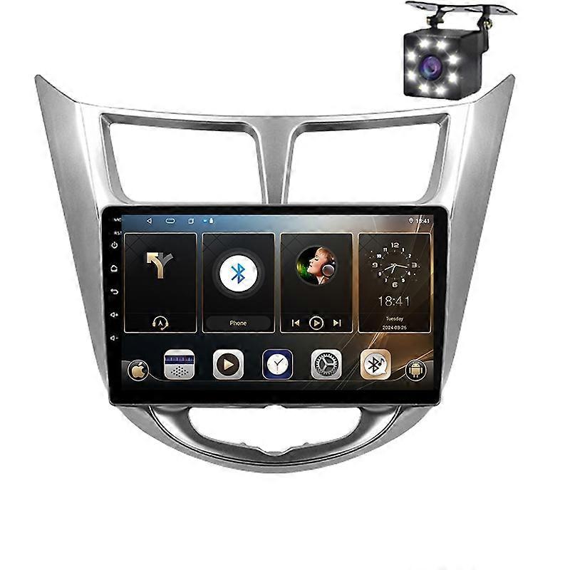 Car Radio Multimedia For Hyundai Solaris Verna Accent 1 2010-2016 Video Player Carplay Navigation GP