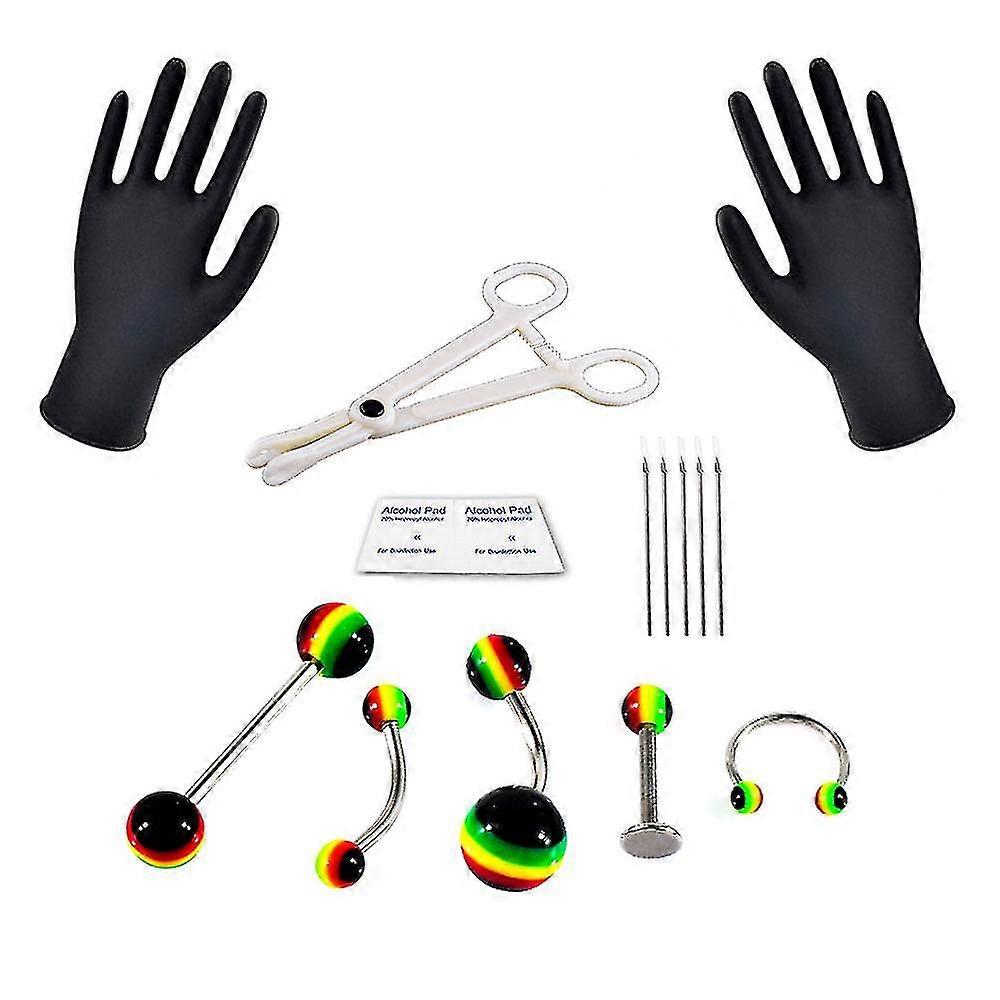 Professional Body Piercing Jewelry Tool Kit