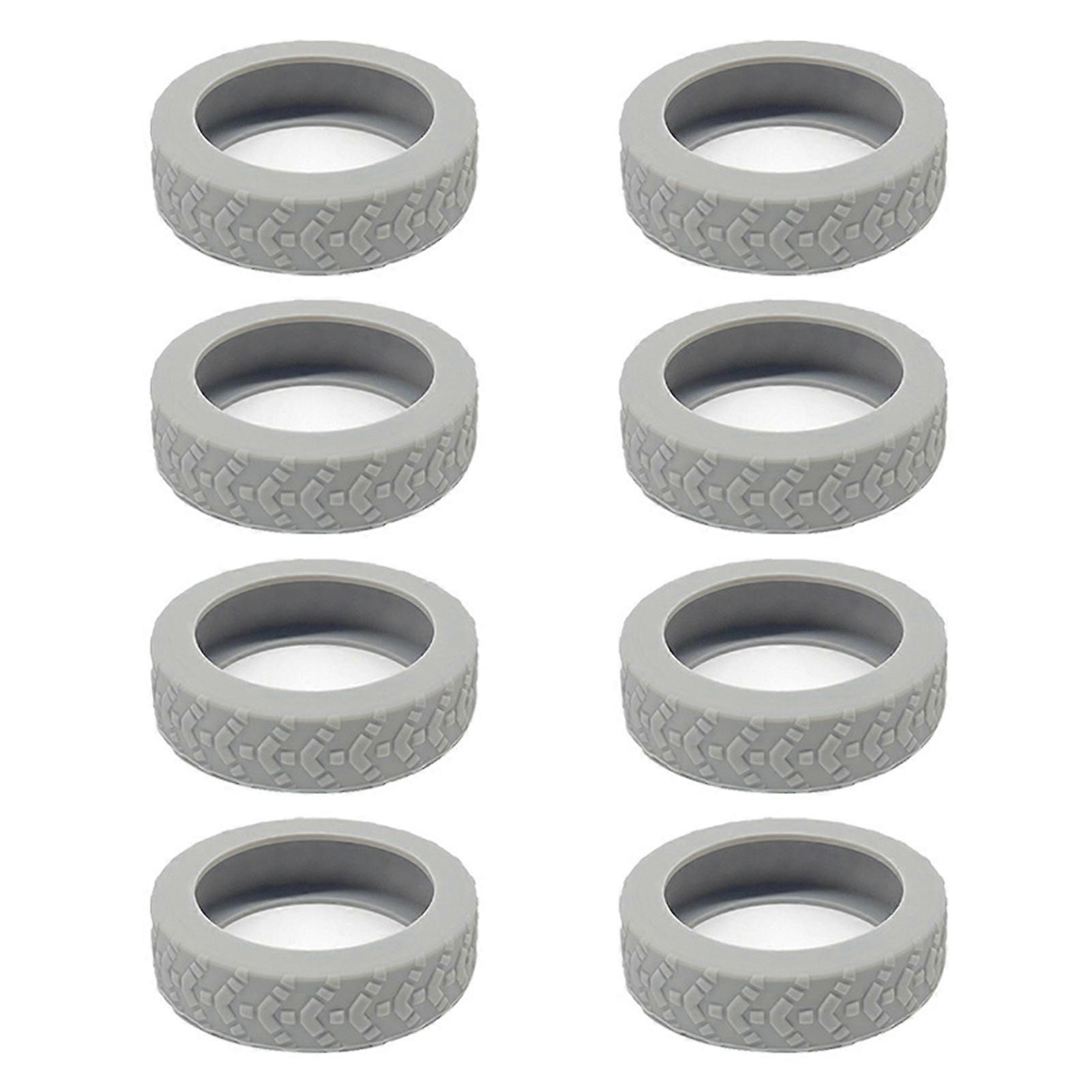 8Pcs Luggage Case Wheel Protection Covers Low Noise Trolleys Case Wheels Protector for Chair Wheels