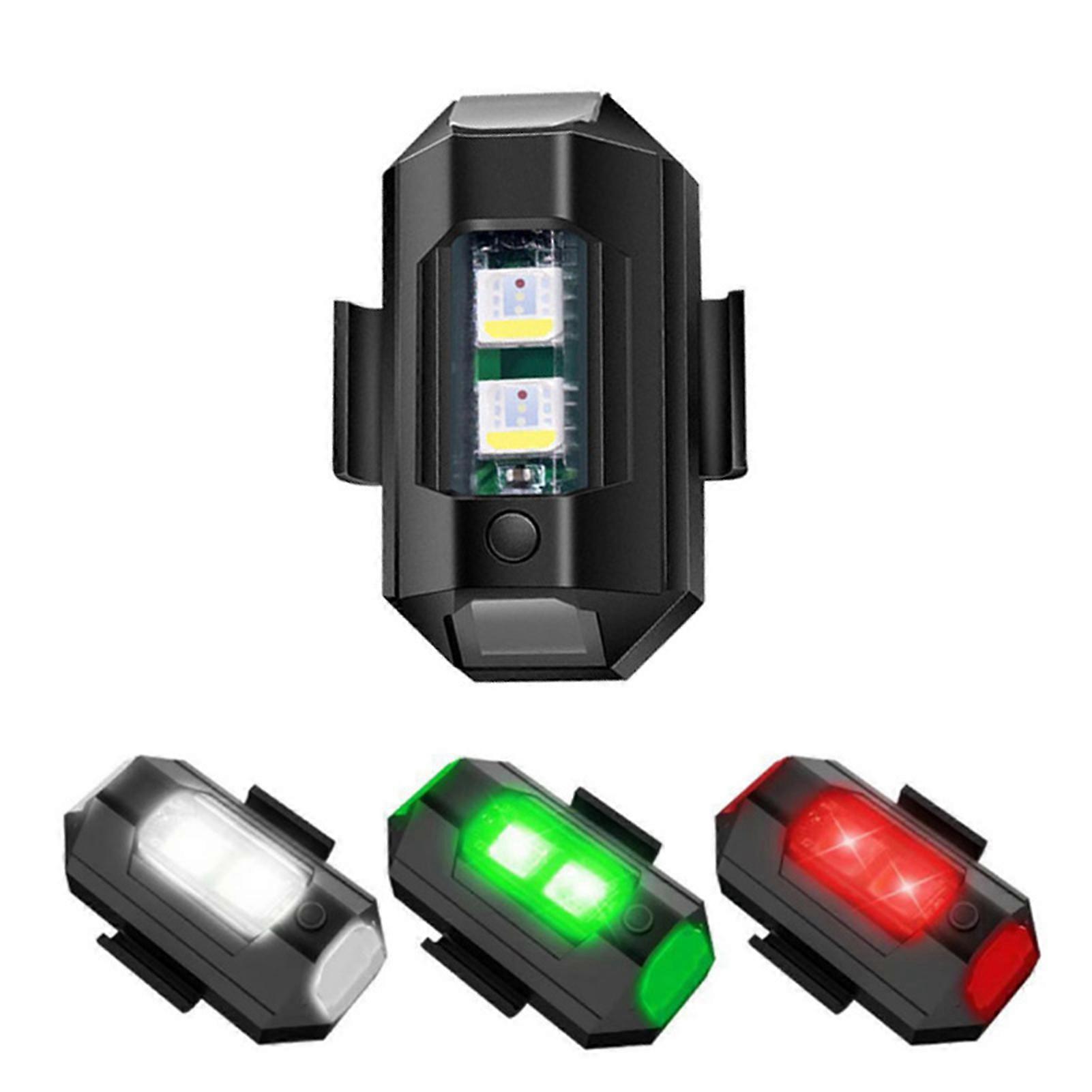 Wireless Flashing Navigation Lights Red Green and White 3 Colors for Yacht Bike
