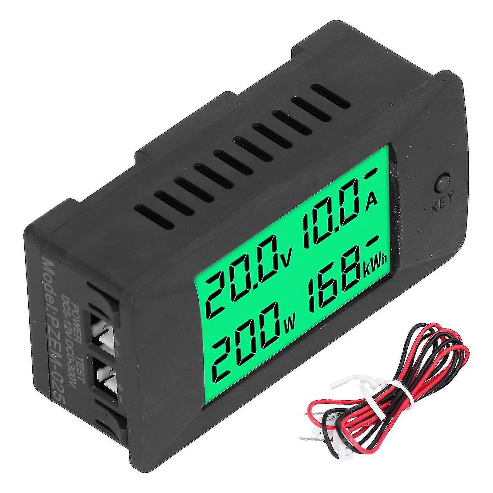 Energy Meter Lcd Digital Display Voltage Current Indicator Voltmeter Dc 512v Pzem025