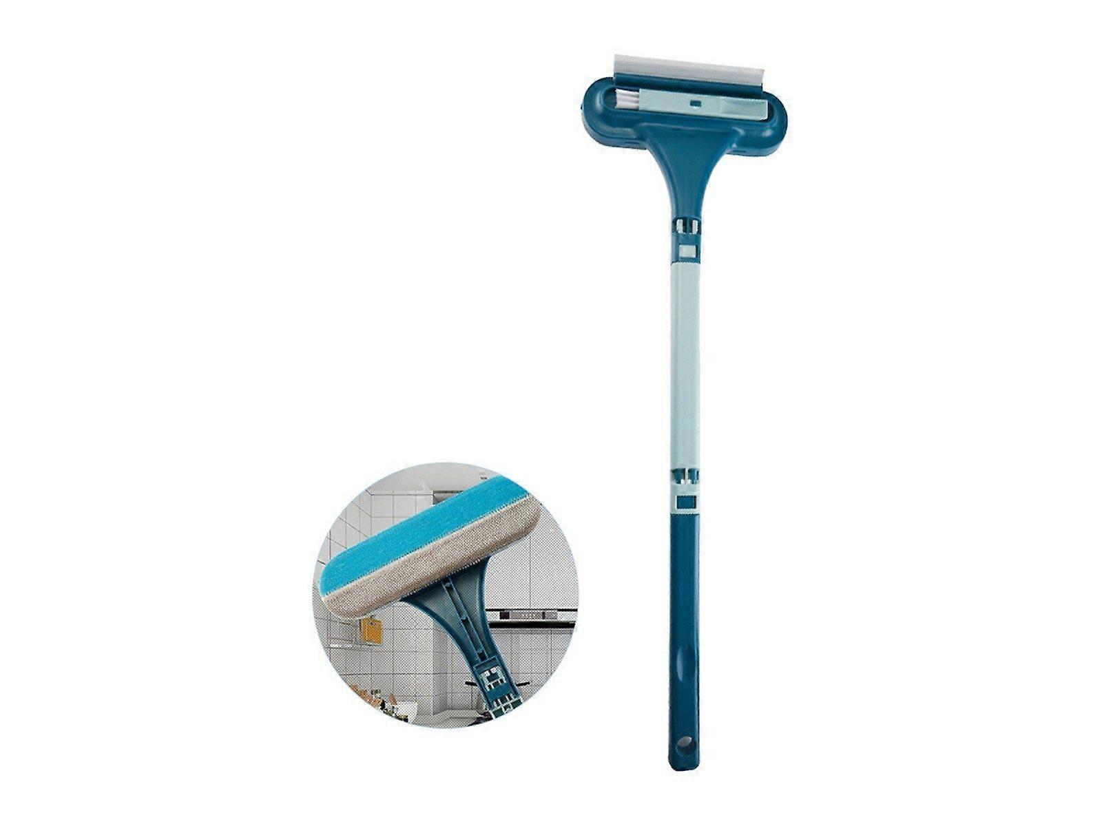 3-in-1 Multifunctional Window Screen Cleaning Brush - Blue