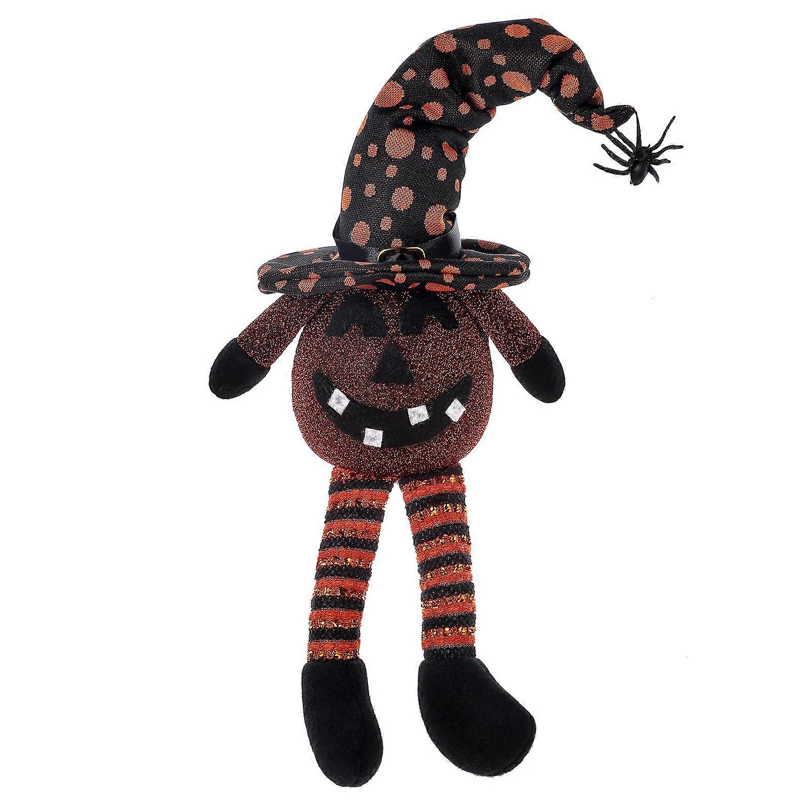 Light Up Plush Halloween Lighting Spider Witch Plush Doll for Kids Women Men