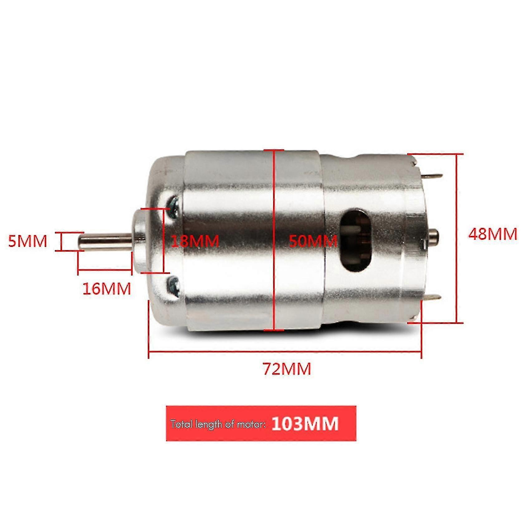 High Power 775 Motor 895 12-24V High Power - 9000-18000 RPM With Double  Ball Bearings Dc Motor