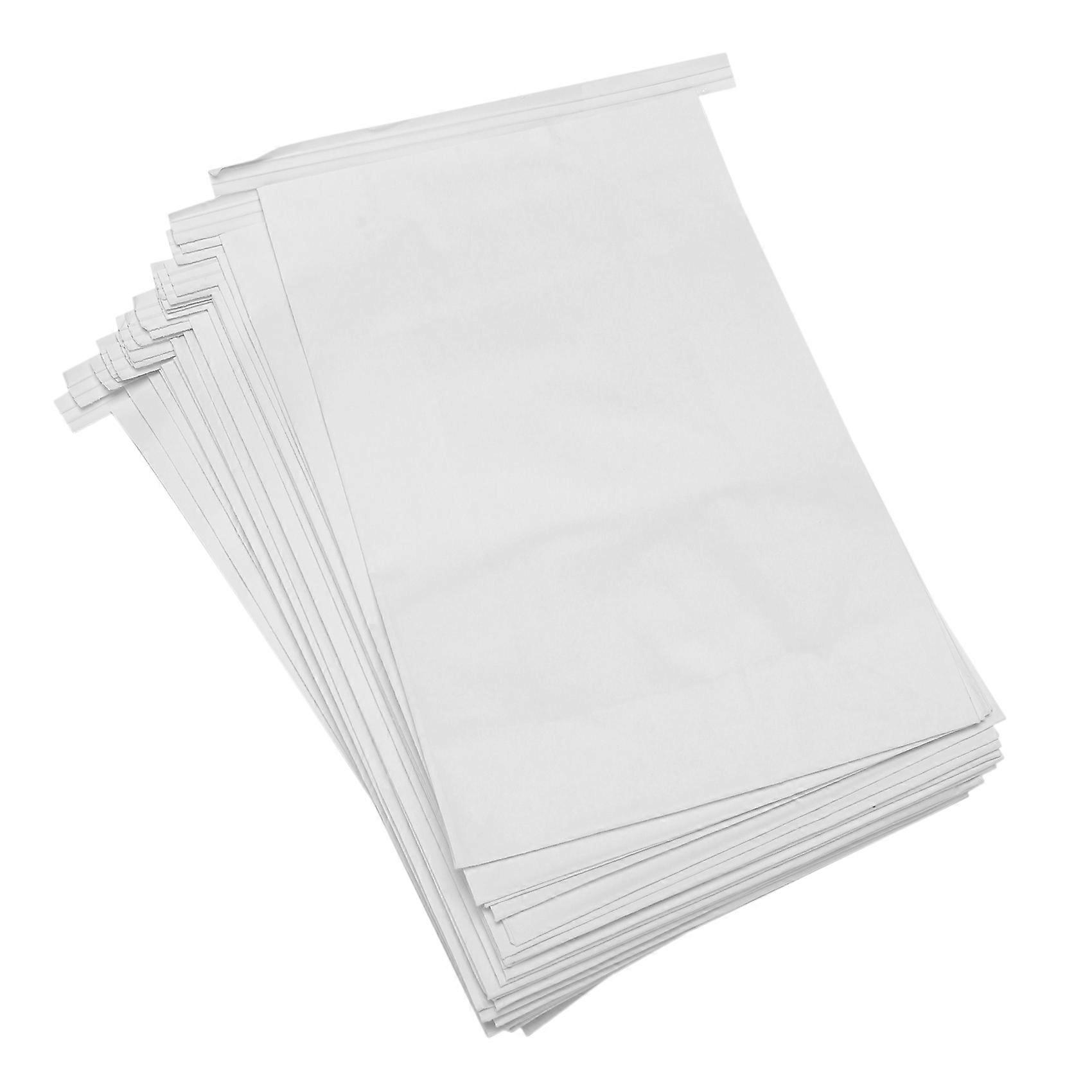 50 Pcs Vomit Bags White Throw Up Bags for Motion Morning Sickness and Hangovers Travel Disposable P