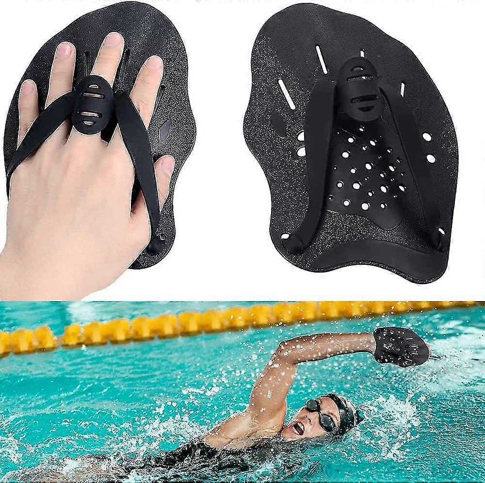 Yüzme için El Kürekleri, Profesyonel Yüzme Eğitim Kürekleri, Ayarlanabilir Kayışlı Yüzme Kürekleri, Yetişkinler İçin Havuz Egzersiz Ekipmanları Aksesuarları