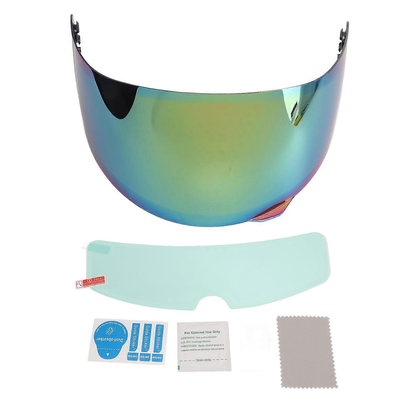 دراجة نارية خوذة قناع 190 أفقي عرض سميكة دراجة نارية خوذة قناع عدسة استبدال ل AGV VISOR K5 S K3 SV الملونة