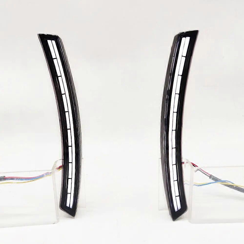 2PCS LED Daytime Running Light For Honda CR-V CRV 2023 2024 Dynamic Turn Signal Waterproof Car 12V LED DRL Lamp