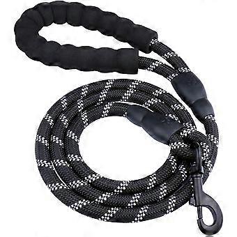 Rope Dog Lead, 5ft Durable Rope Twist Lead With Soft Padded Handle And High