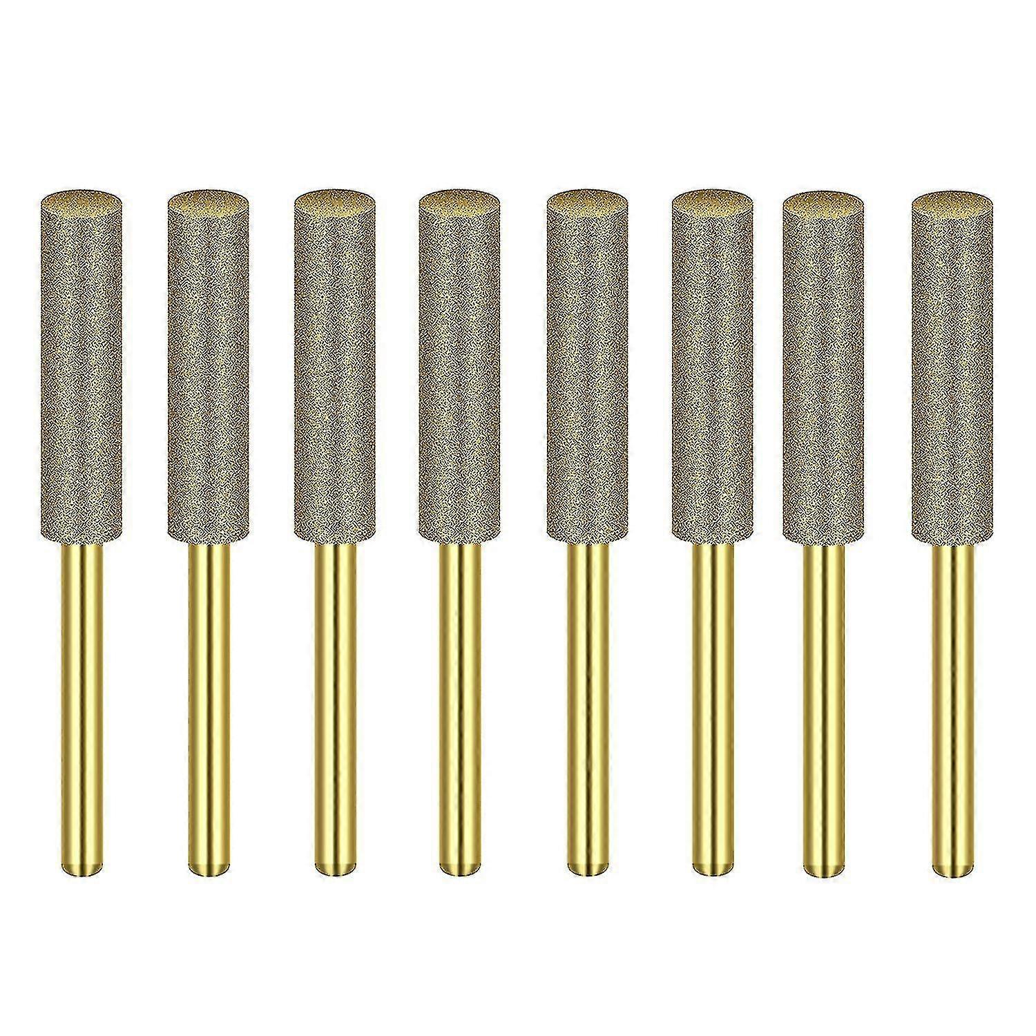 8pcs High Hardness Diamond Chainsaw Sharpener-(7/32 Inch, 5.5mm)