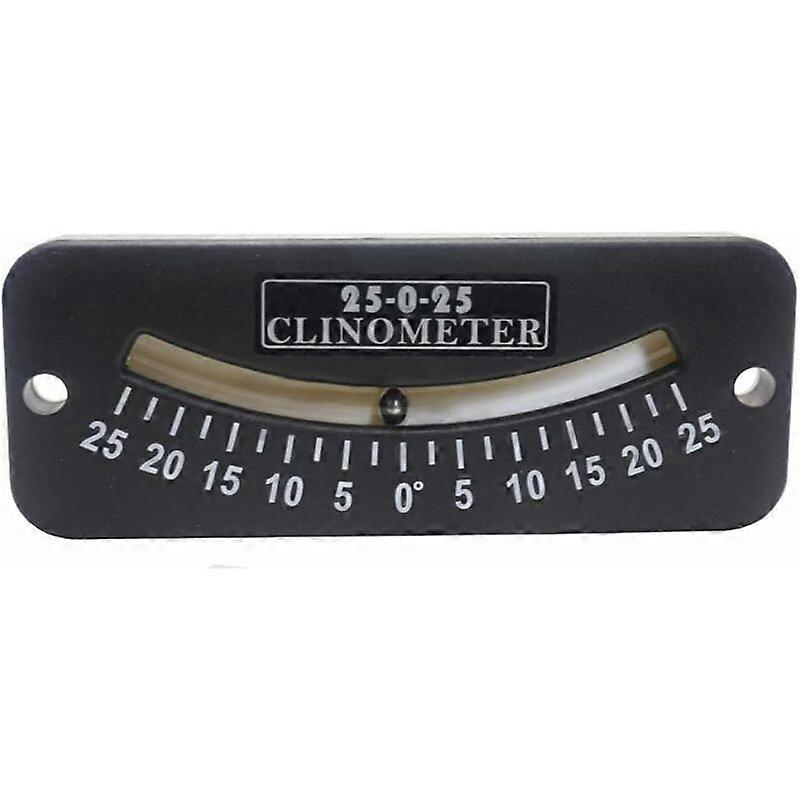 Mini Inclinometer 25-0-25 Break Proof Inclined Meter Accessories Protractor Tool Instrument Accurate Locator Dual Scale Tilt Gauge for Boat Portable A