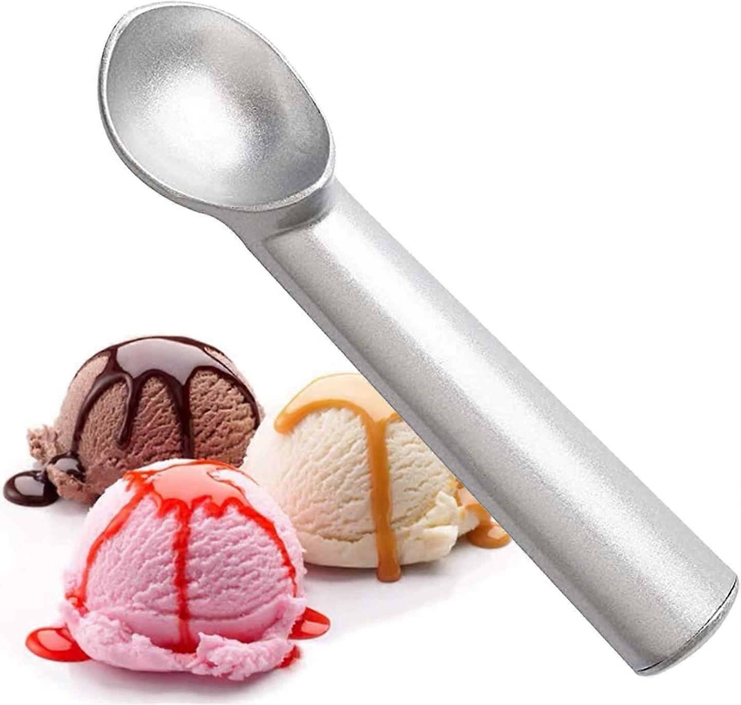 Ice Cream Scoop, Aluminum Ice Cream Scoop Professional Non-Stick Ice Cream Scoop for Hard Ice Cream, Fruit, Mashed Potato