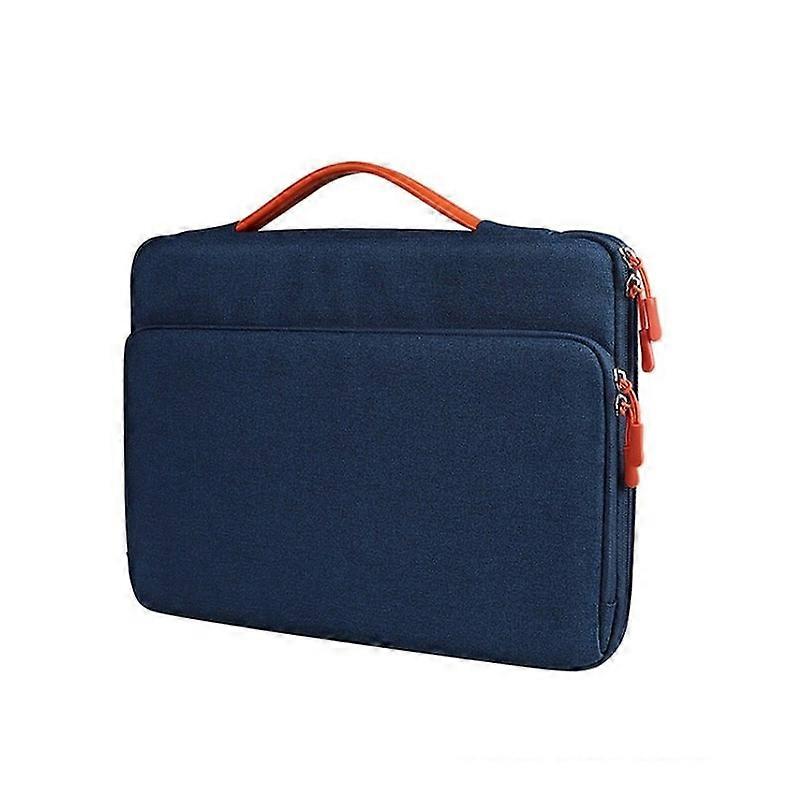 Computer Bag Laptop Case 14.1-15.4 Inch Waterproof Protective Case Handbag(Deep blue)