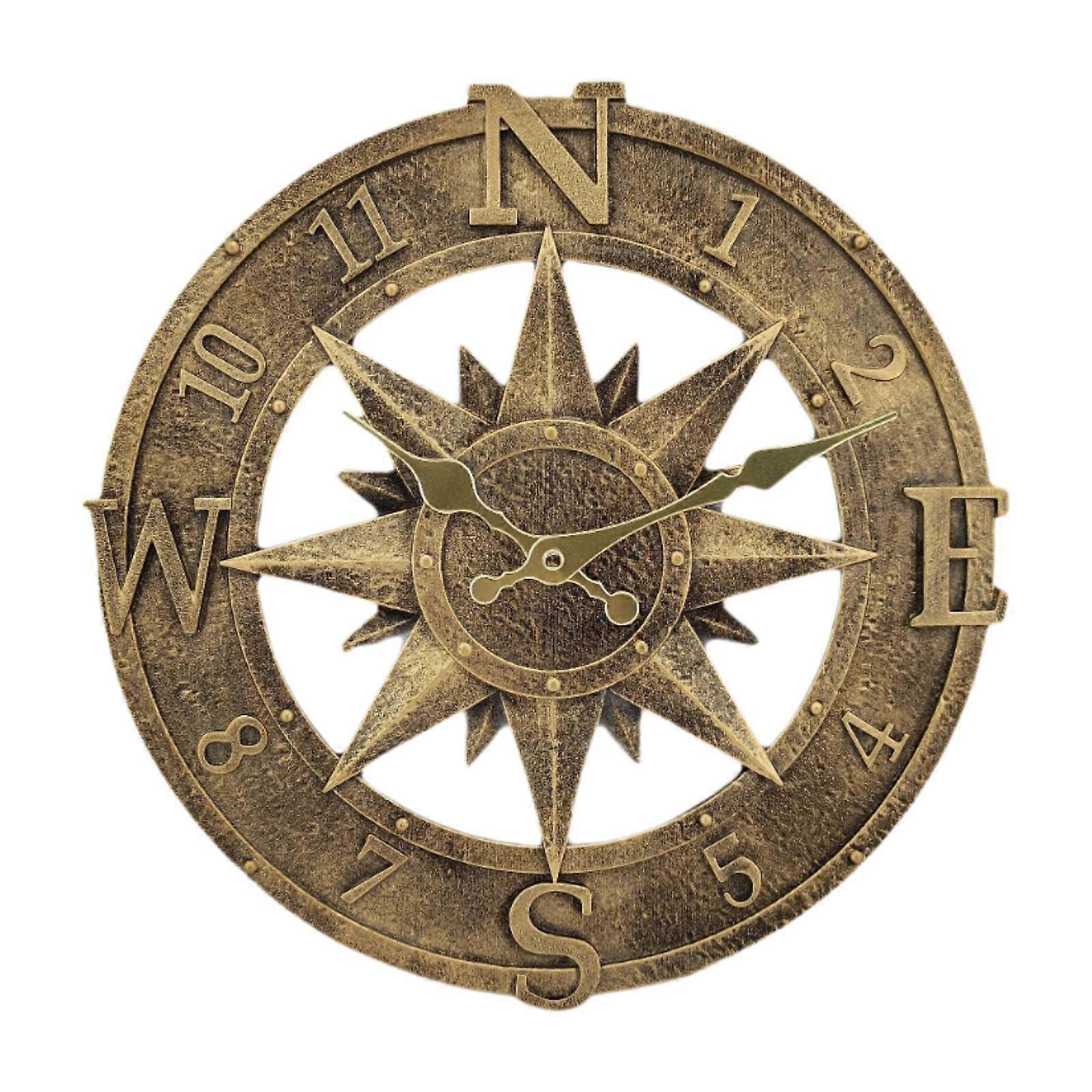 Väggklocka Tickfri presenter Väggdekoration för sovrum badrum vardagsrum guld