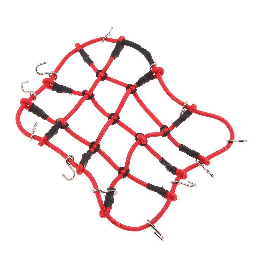 Elastic RC Rack Luggage Net with Hook For 1/8 1/10 RC Rock Crawler Car - 6 Colors to Choose - Black