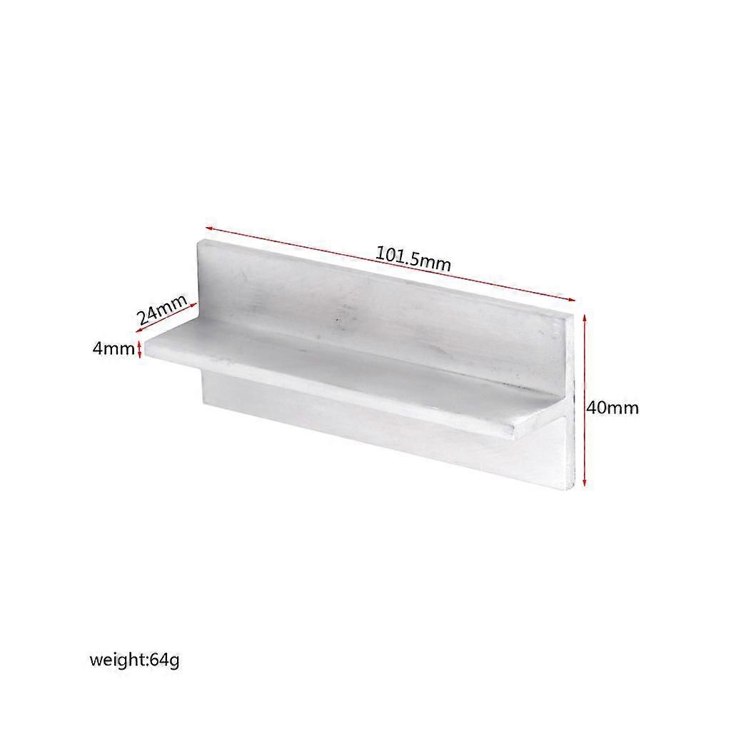 4 tums gitarr T-ShapGreppbräda polering stick verktyg för gitarrdelar, silver