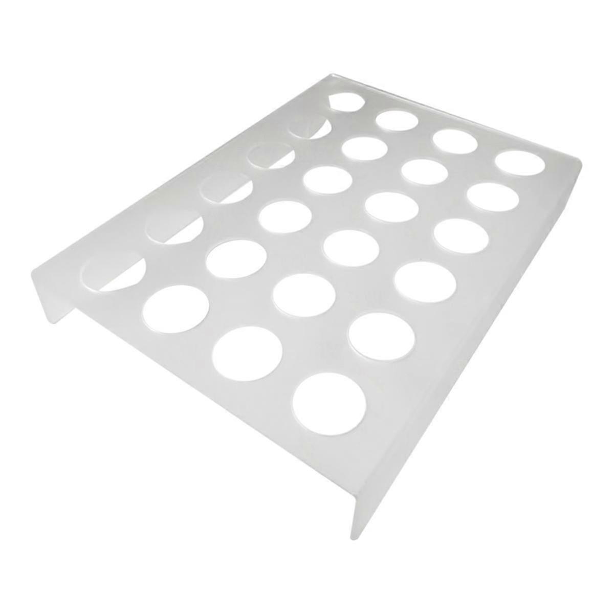 Acrylic Coffee Capsule Display Rack U-Shape 24 Holes Transparent Coffee Bean Display Rack Coffee St