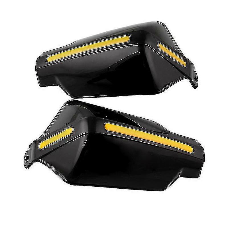 Motorcycle Guard, General Purpose 7/8 "Handle Guard, Wind And Cold Guard, Windshield Deflector (2, Black)