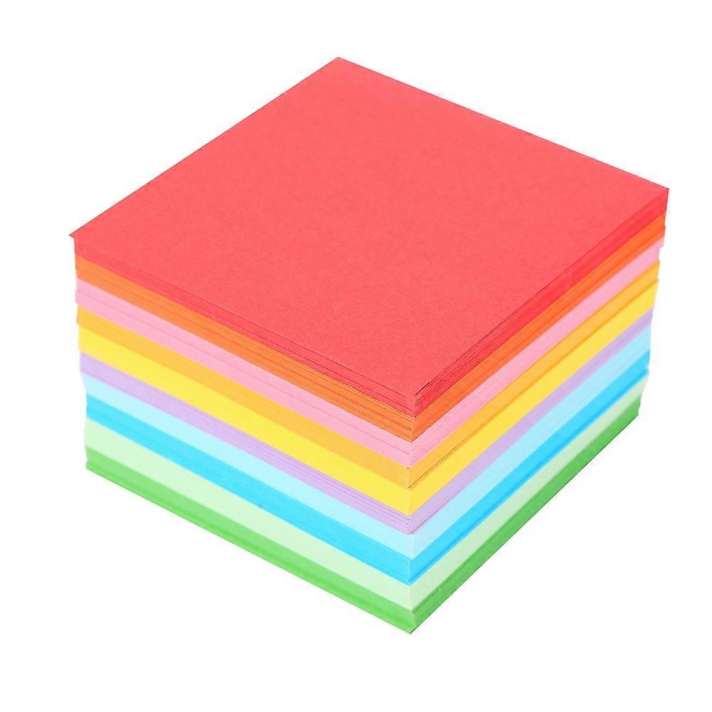 1 Pack 520 pcs Folding Paper Colorful Double Sided Origami Crane Craft Sheets 7x7 cm