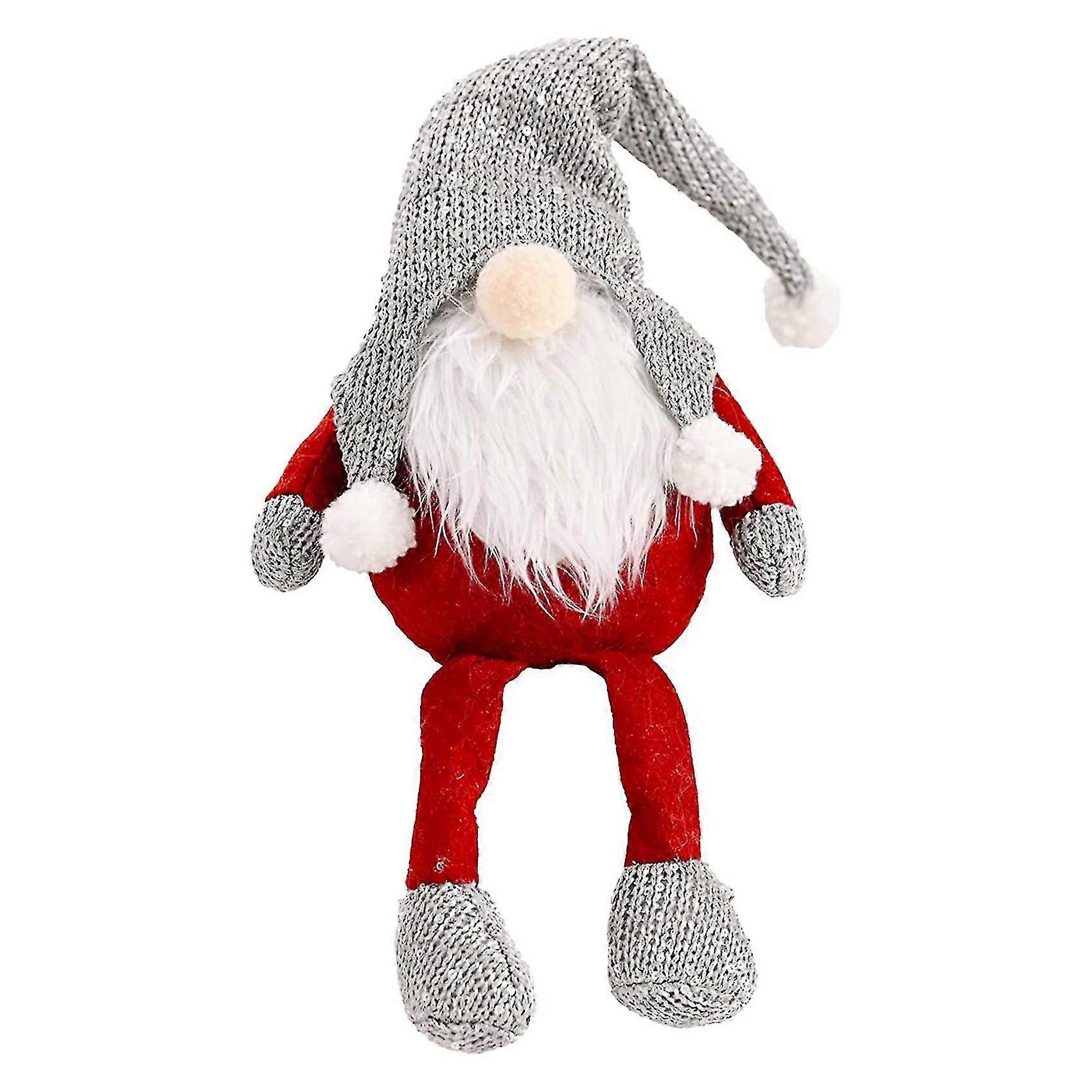 クリスマスノームぬいぐるみノームデコレーションフェイスレスドールグレー