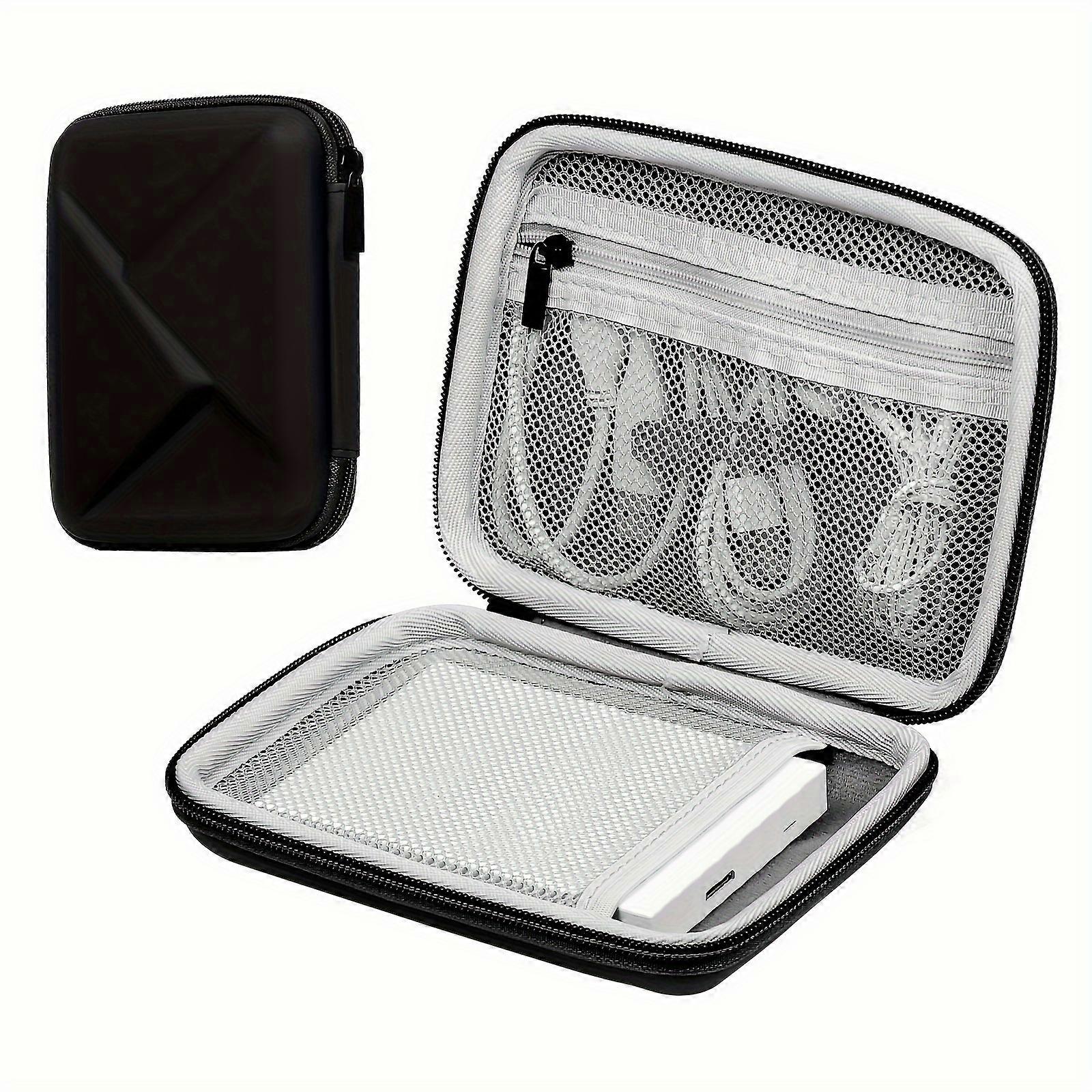 Miloocul EVA Waterproof Hard Drive Carrying Case for 500GB 1TB 2TB 4TB 5TB Portable External Hard Drive Case for Western Digital WD Elements/WD My Pas