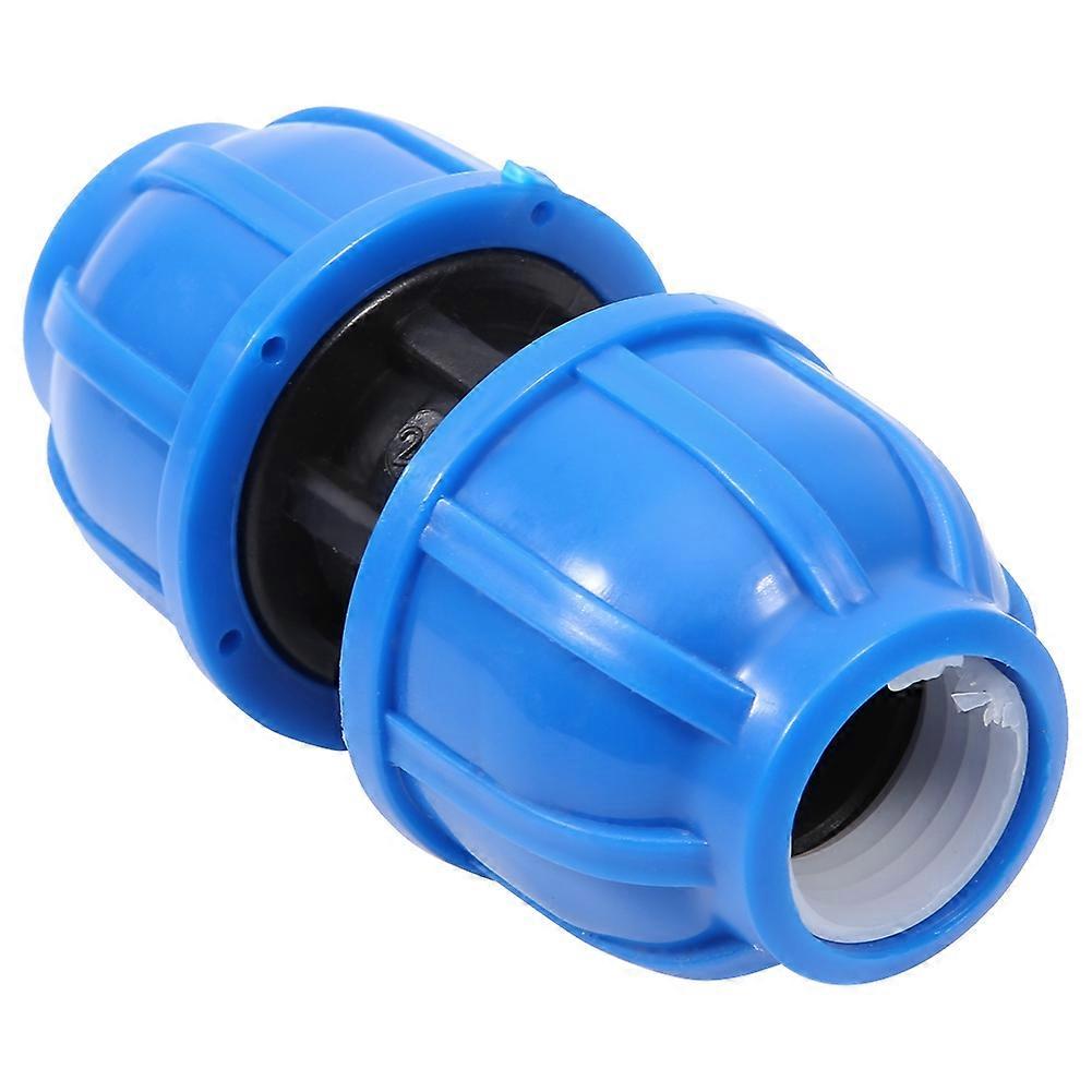 20mm Straight Water Pipe Connector 5Pcs PE Plastic Adapter Fitting