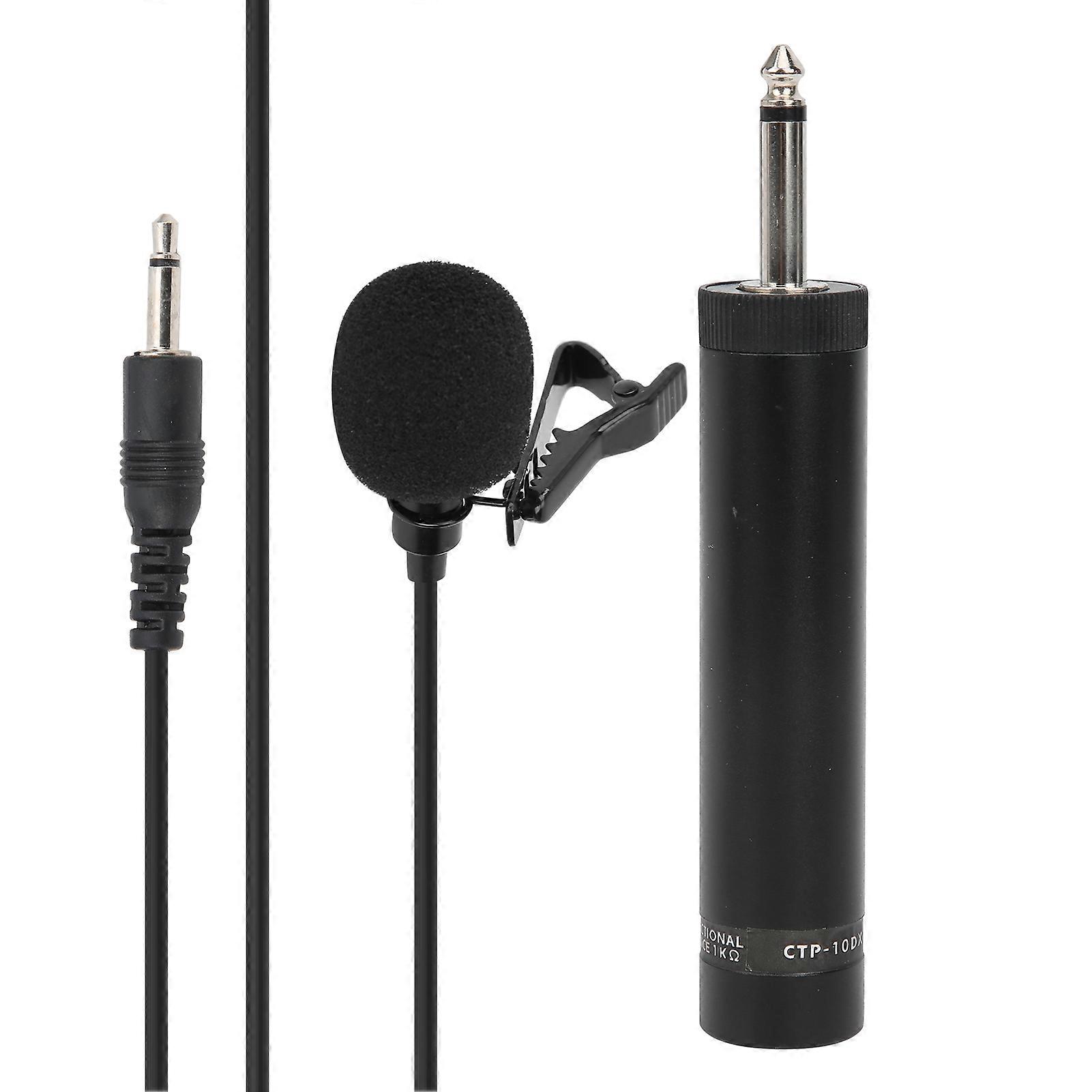 Wired Lavalier Microphone for Saxophone 5 Meter Cable Professional Musical Instrument Accessory