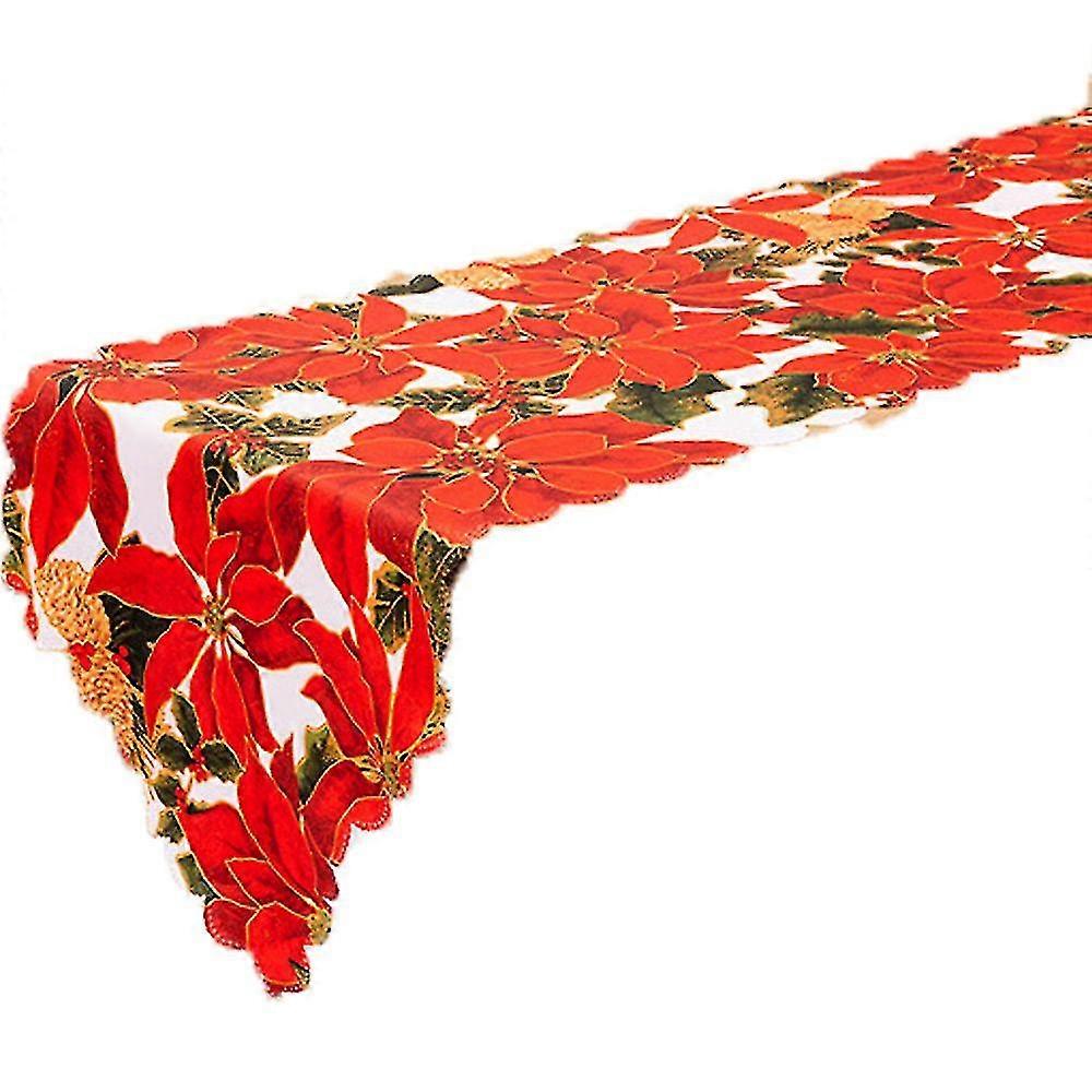 Chemin de table de Noël, chemin de table pour décorations de Noël