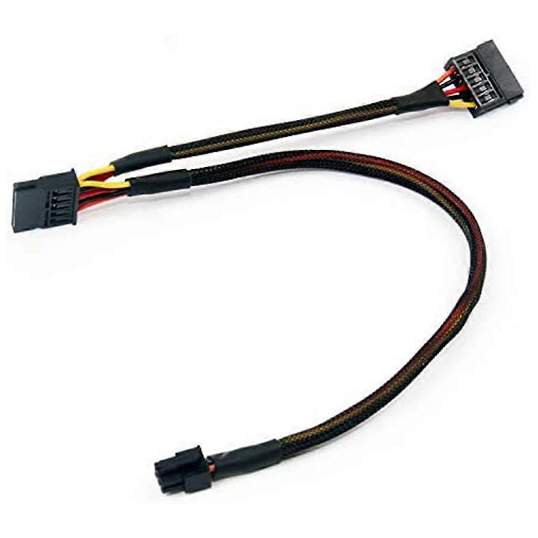 Small 6P to Splitter 15P SATA Cable Cord for Vostro 3650 3653 3655 Desktop Computer HDD SSD Cable