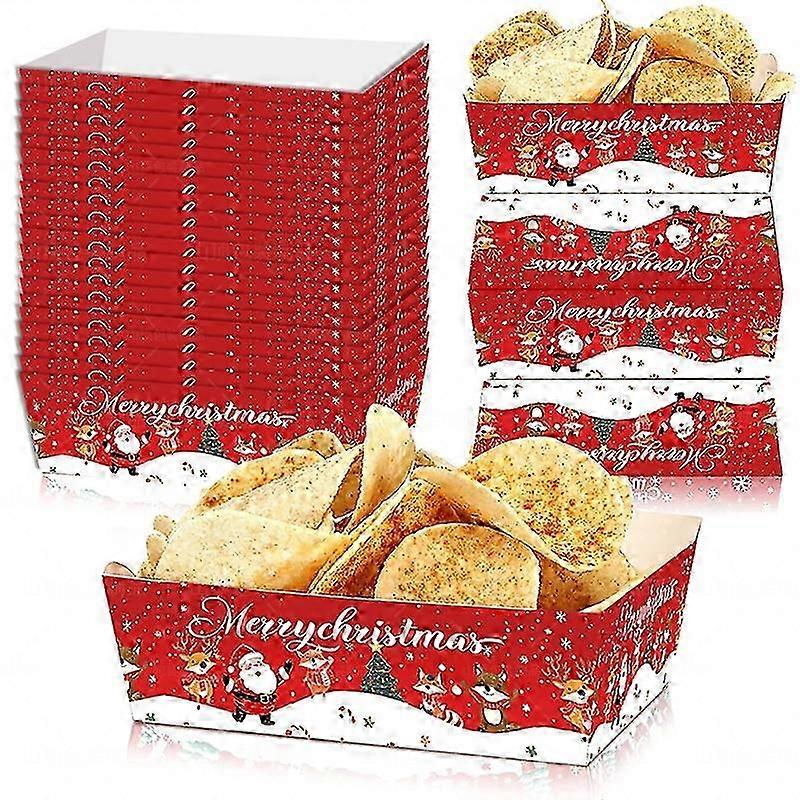 20pcs /Pack Christmas Food Snack Tray