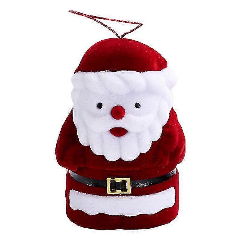 1pc Santa ring box Jewelry Box Christmas Gift