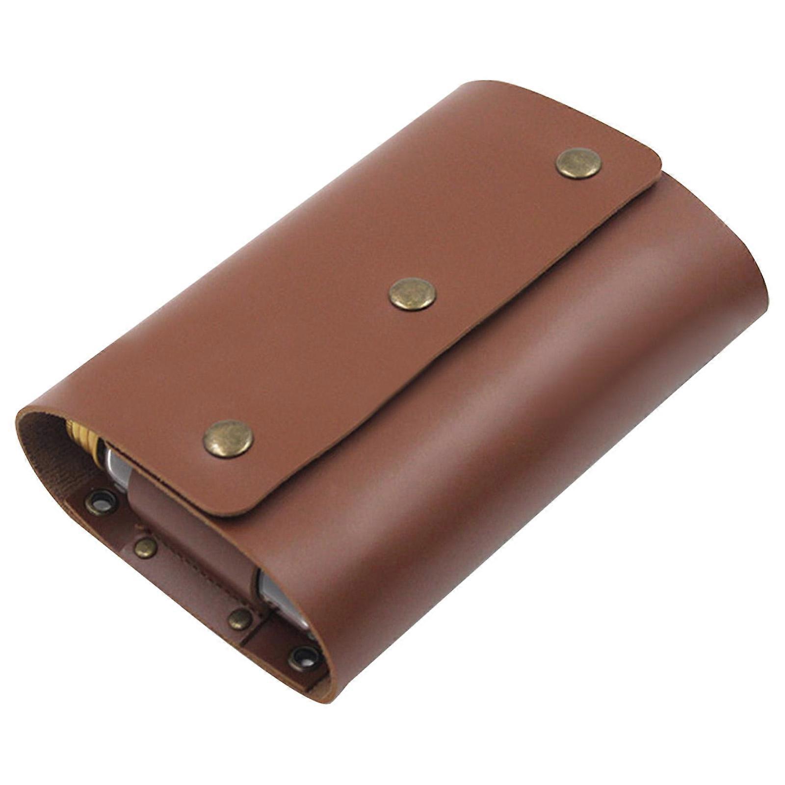 5 Adet Baharat Kavanoz Baharat Konteyner Tuzluk Şişe Seti ile PU Deri Çanta