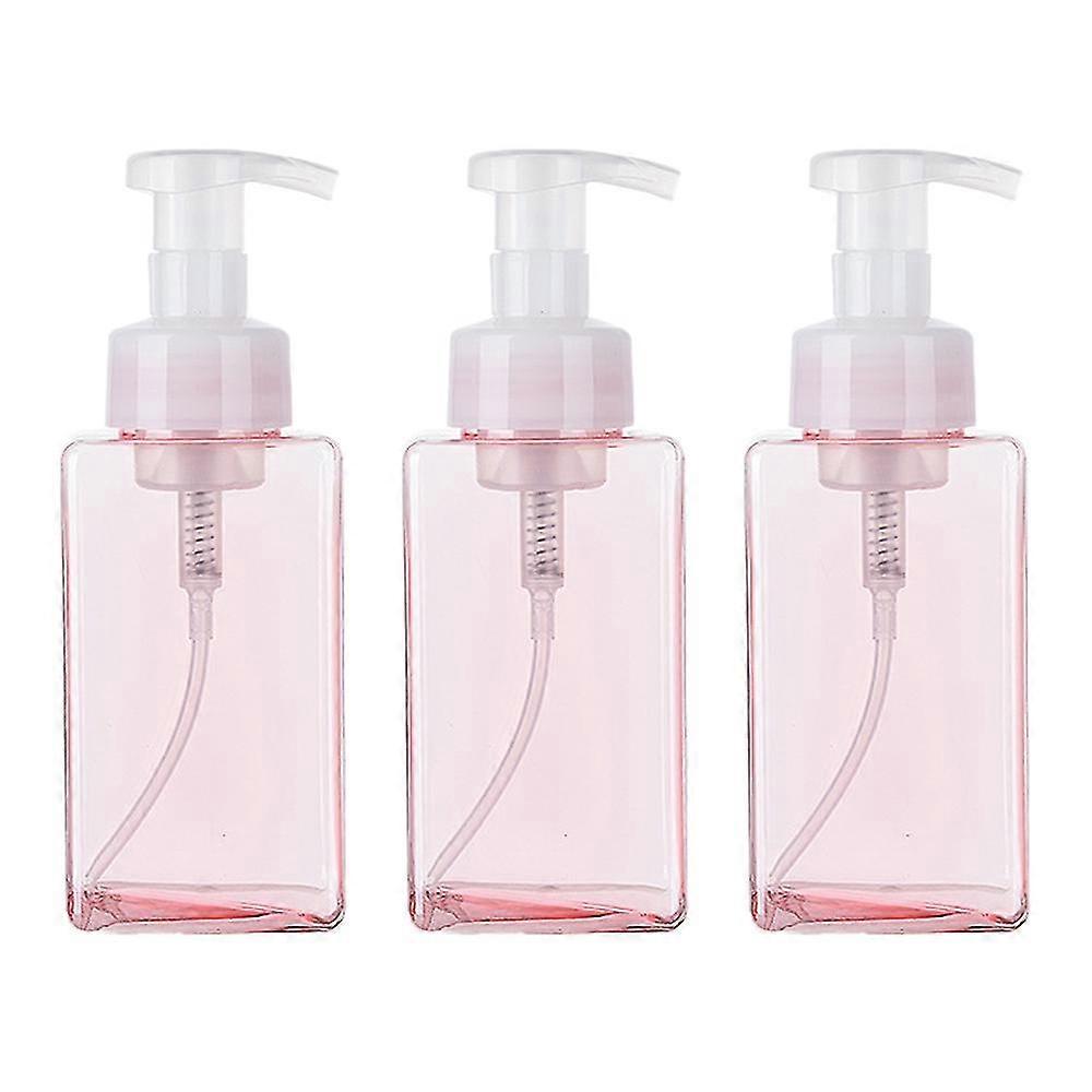 Dozator de șampon și balsam de 450 ml15 oz, pachet de 3 sticle goale cu pompă reutilizabile reîncărcabile pentru gel de duș, balsam, loțiune, dezinfectant pentru mâini