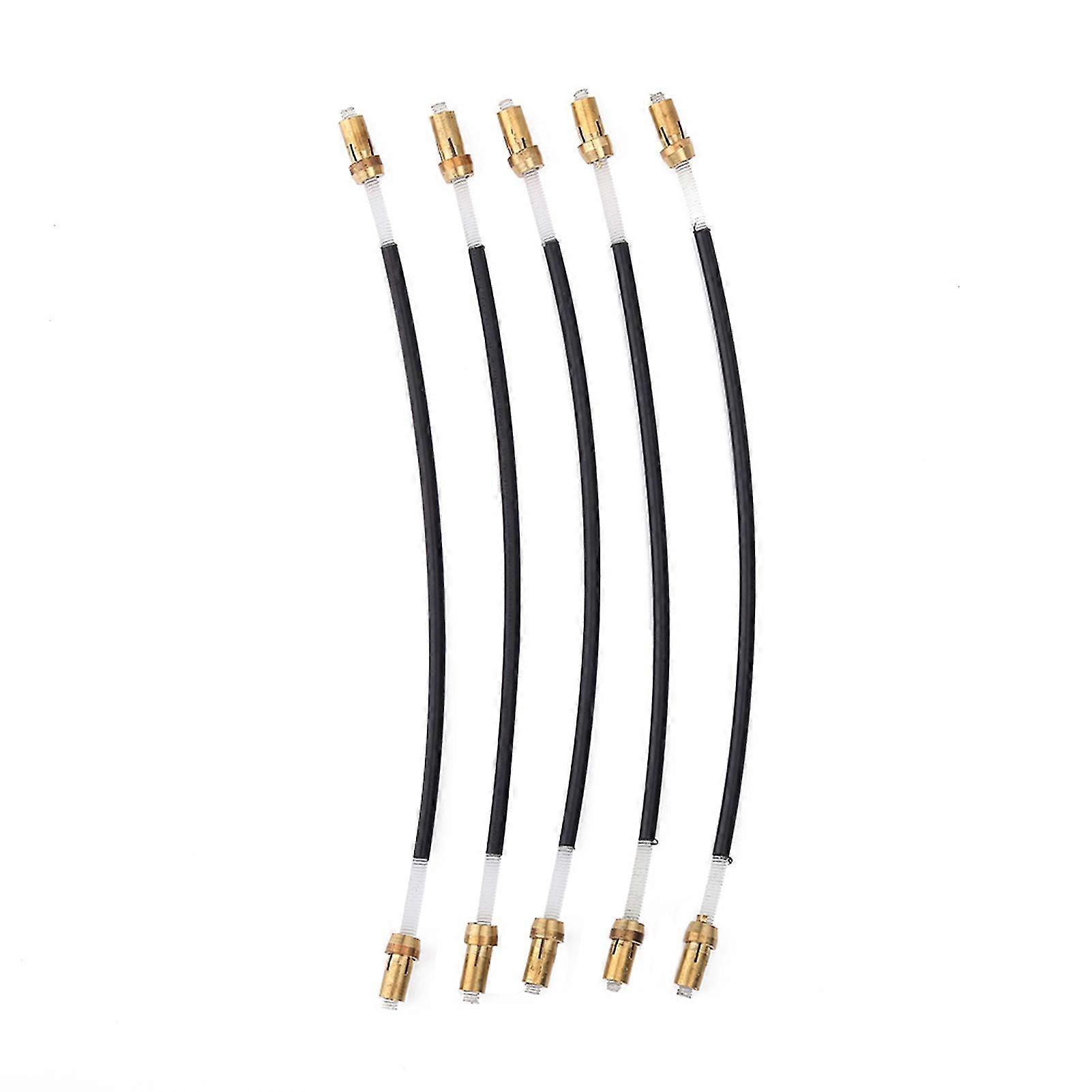 34 and 44 Violin Tailgut Tailcord Set with Brass Screw Connector - 5 Pieces
