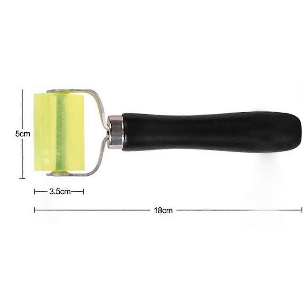 Pressure roller for car soundproofing, 30/50mm, black rubber tool kit, durable cotton sound insulation