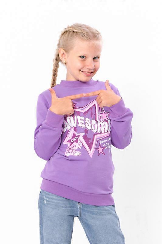 Girls’ Sweatshirt – Soft Double-Knit Fabric & Bright Print, Any season, HC 6069-057-33-5