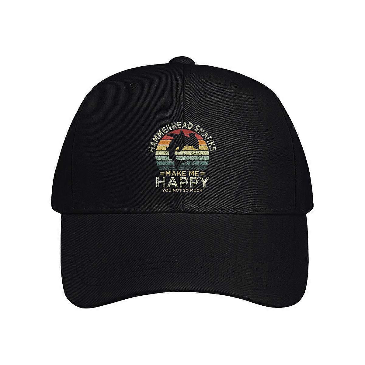 Hammerhead Sharks Make Me Happy Baseball Cap